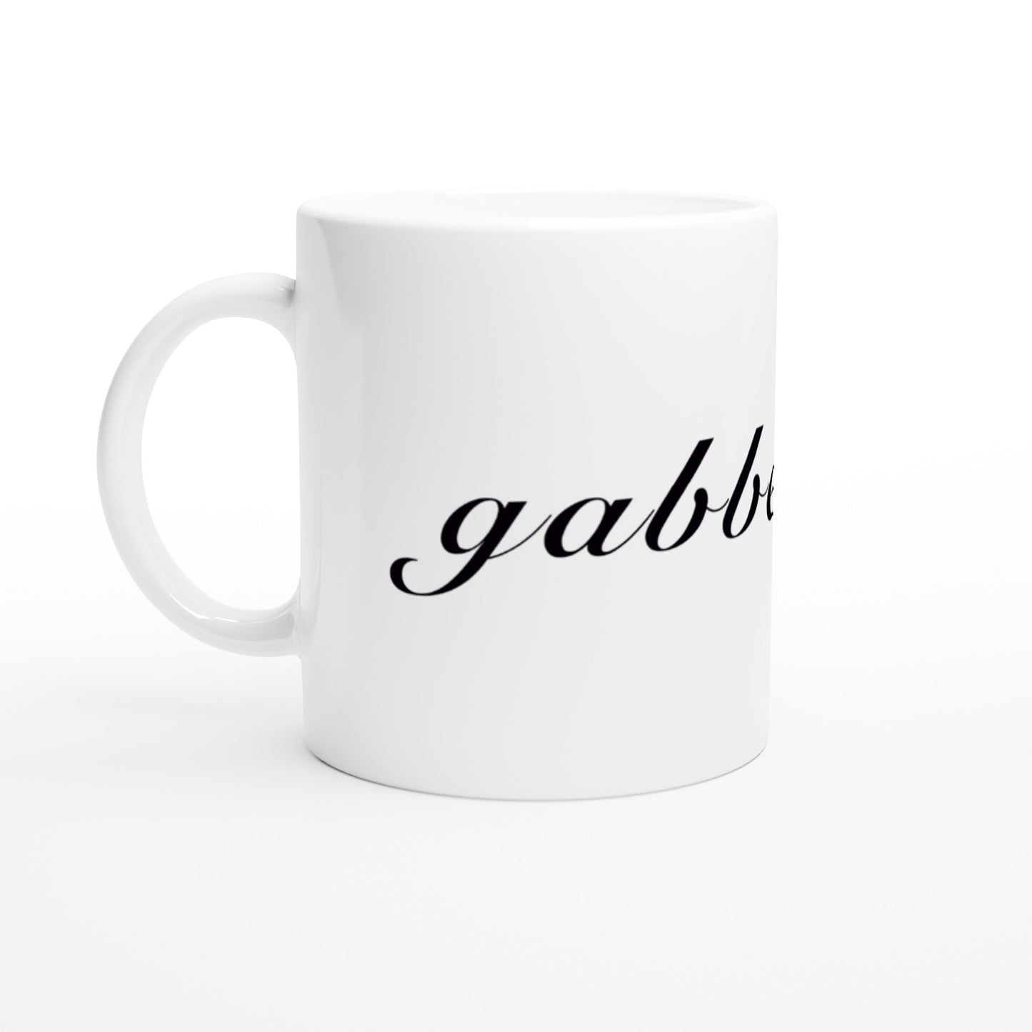 Gabber Noir Official White 11oz Ceramic Mug